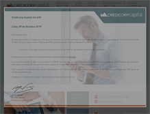 Tablet Screenshot of credicorpcapitalfondos.com